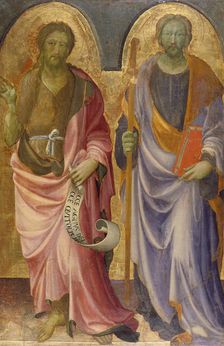 Saint John the Baptist and Saint James the Great, 1423-1424. Creator: Giovanni Toscani