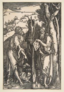 Saint John the Baptist and Saint Onuphrius, ca. 1503. Creator: Albrecht Durer