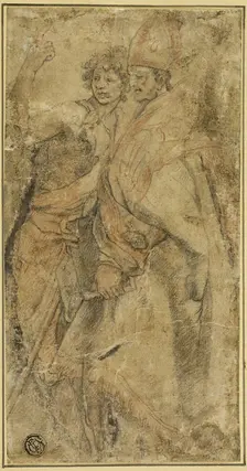 Saint John the Baptist and San Bernardo degli Uberti, n.d. Creator: Unknown