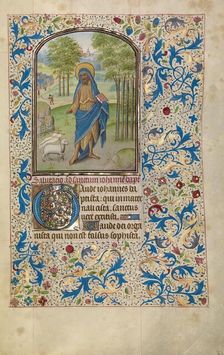 Saint John the Baptist; Arenberg Hours, early 1460s. Creator: Willem Vrelant