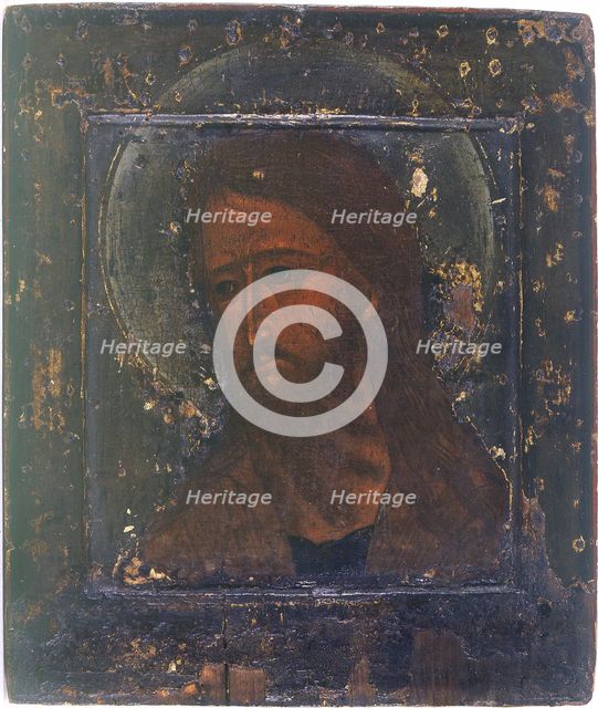 Saint John the Baptist. Artist: Russian icon 