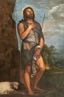 Saint John the Baptist, between c1550 and c1555. Creator: Titian