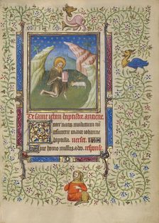 Saint John the Baptist; Book of Hours, about 1410. Creator: Unknown