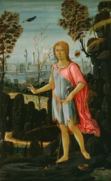 Saint John the Baptist, c. 1480. Creator: Jacopo del Sellaio