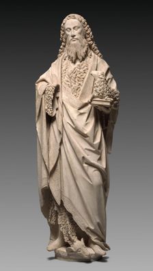 Saint John the Baptist, c. 1500. Creator: Jan Crocq (Netherlandish, act. 1486-1510), attributed to
