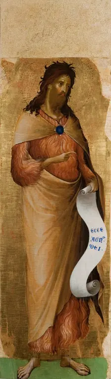 Saint John the Baptist, c1340-1345. Creator: Veneziano, Paolo (ca 1330-ca 1360)