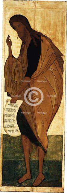Saint John the Baptist, ca 1408. Artist: Rublev, Andrei (1360/70-1430)
