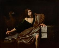 Saint John the Baptist, ca 1624-1625. Creator: Valentin de Boullogne (1591-1632)