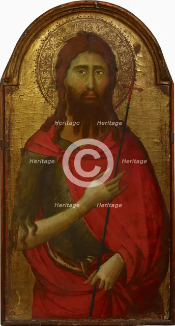 Saint John the Baptist. Creator: Ugolino di Nerio (ca 1280-1349).