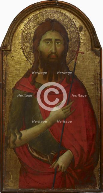Saint John the Baptist. Creator: Ugolino di Nerio (ca 1280-1349).