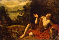 Saint John the Baptist in the Desert, 1630. Artist: Collantes, Francisco (1599-1656)