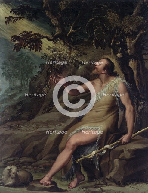 Saint John the Baptist in the Wilderness, 1600/19. Creator: Dionisio Calvaert.
