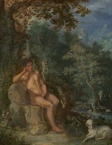 Saint John the Baptist in the Wilderness, c. 1602/03. Creator: Adam Elsheimer
