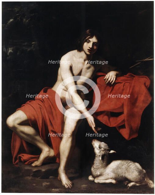 'Saint John the Baptist in the Wilderness', c1615-c1620. Artist: Nicolas Regnier