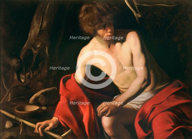Saint John the Baptist in the Wilderness, ca 1604.