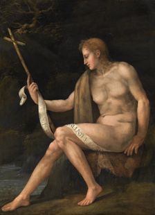 Saint John the Baptist in the Wilderness, early to mid-16th century. Creator: Bacchiacca