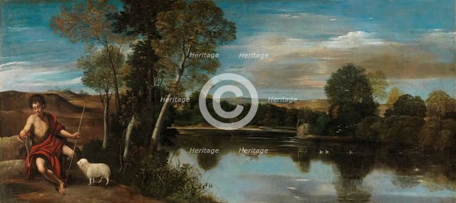 Saint John the Baptist in a Landscape, between c1612 and c1614. Creator: Juan Bautista Maino.