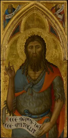 Saint John the Baptist, late 14th century. Creator: Luca di Tommè