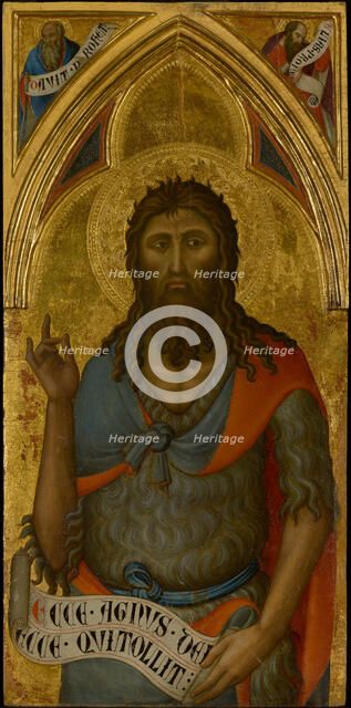 Saint John the Baptist, late 14th century. Creator: Luca di Tommè.