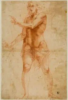 Saint John the Baptist (or Christ) Preaching, 1580/1600. Creator: Unknown