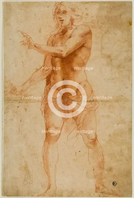 Saint John the Baptist (or Christ) Preaching, 1580/1600. Creator: Unknown.