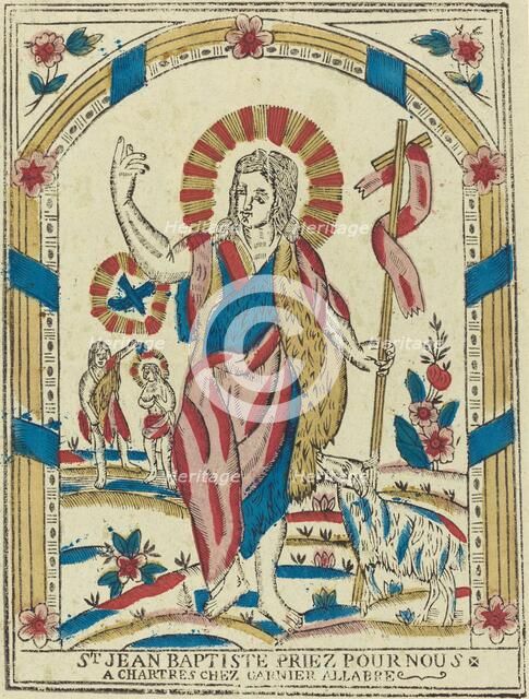 Saint John the Baptist Pray for Us, c. 1820. Creator: Unknown.