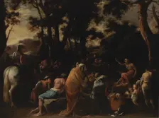 Saint John the Baptist Preaching, 1636-1638. Creator: Salvator Rosa