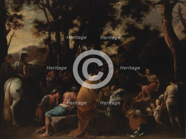 Saint John the Baptist Preaching, 1636-1638. Creator: Salvator Rosa.