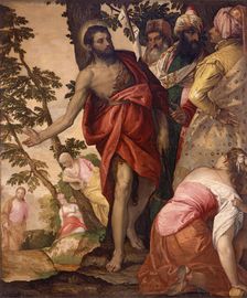 Saint John the Baptist Preaching , ca 1562. Creator: Veronese, Paolo (1528-1588)