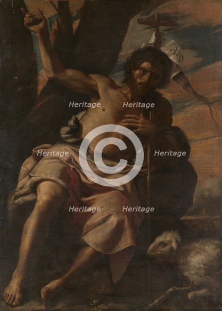 Saint John the Baptist Preaching, ca. 1650. Creator: Mattia Preti.