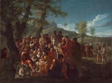 Saint John the Baptist Preaching, c. 1665. Creator: Willem Reuter