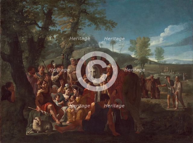 Saint John the Baptist Preaching, c. 1665. Creator: Willem Reuter.