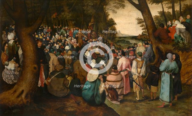 Saint John the Baptist Preaching, c1580-1630. Creator: Pieter Brueghel the Younger.