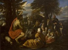 Saint John the Baptist Preaching in the Desert, 1650. Creator: Pier Francesco Mola