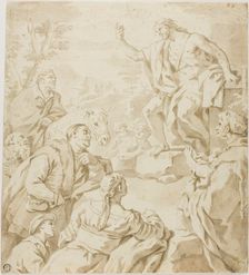 Saint John the Baptist Preaching, n.d. Creator: Unknown