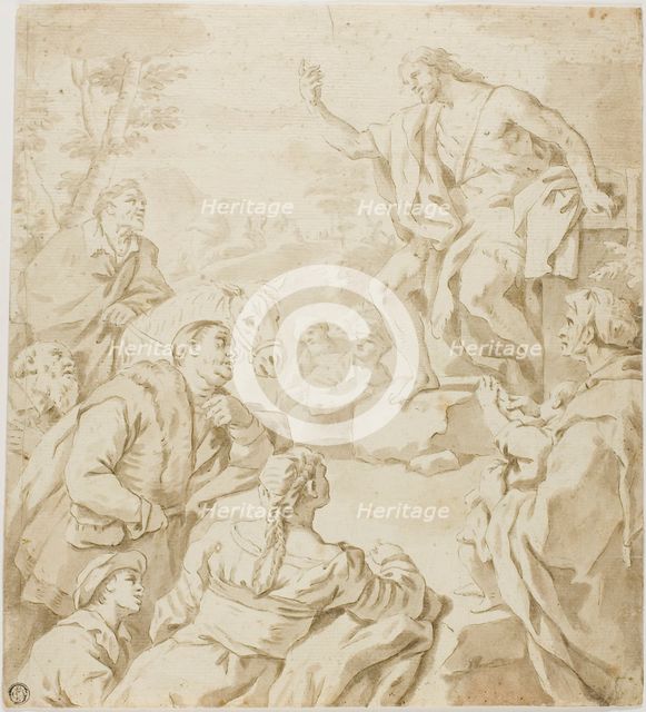 Saint John the Baptist Preaching, n.d. Creator: Unknown.