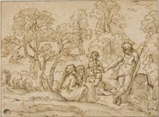 Saint John the Baptist Preaching, n.d. Creator: Unknown