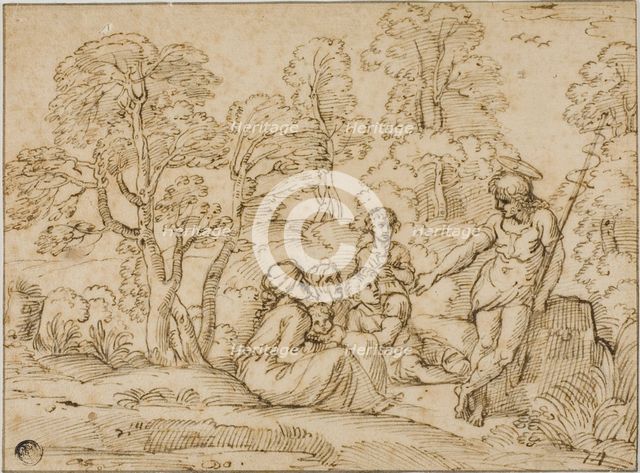 Saint John the Baptist Preaching, n.d. Creator: Unknown.