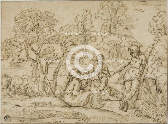 Saint John the Baptist Preaching, n.d. Creator: Unknown.