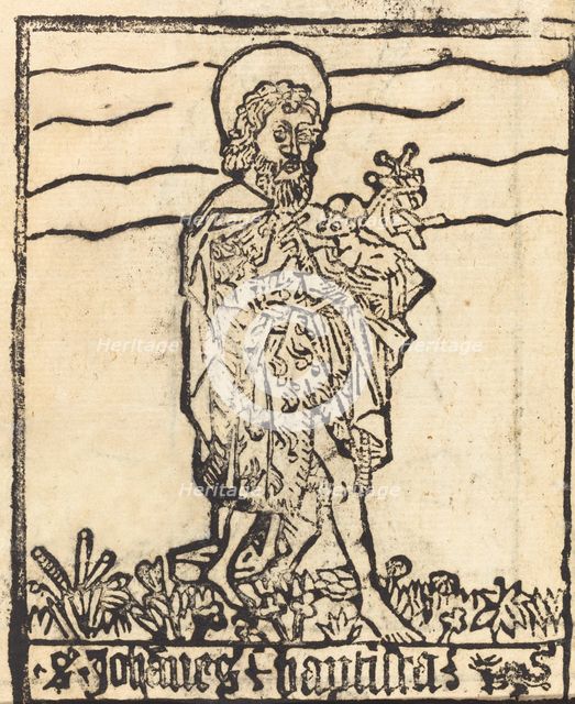 Saint John the Baptist [recto], probably 1460/1480. Creator: Unknown.