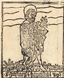 Saint John the Baptist [recto], probably 1460/1480. Creator: Unknown