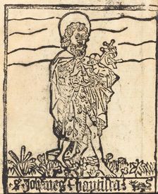 Saint John the Baptist [recto], probably 1460/1480. Creator: Unknown