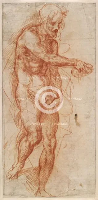 Saint John the Baptist (Study), ca 1518. Artist: Andrea del Sarto (1486-1531)