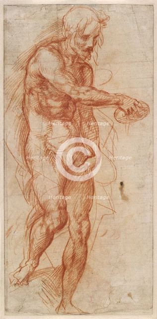 Saint John the Baptist (Study), ca 1518. Artist: Andrea del Sarto (1486-1531)