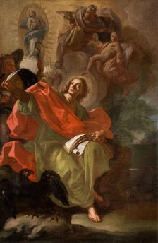 Saint John The Divine, 1710. Creator: Domenico Antonio Vaccaro