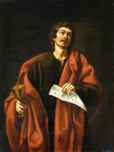 Saint John the Evangelist, 17th century. Creator: Cristóbal García Salmerón