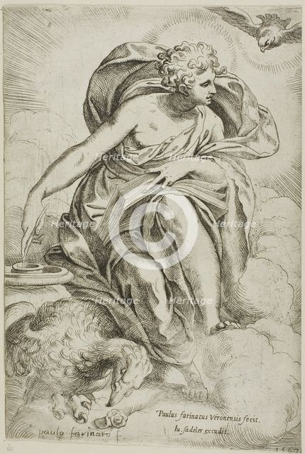Saint John the Evangelist, 1567. Creator: Paolo Farinati.
