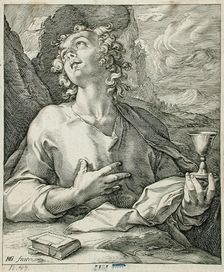 Saint John the Evangelist, 1589. Creator: Hendrik Goltzius
