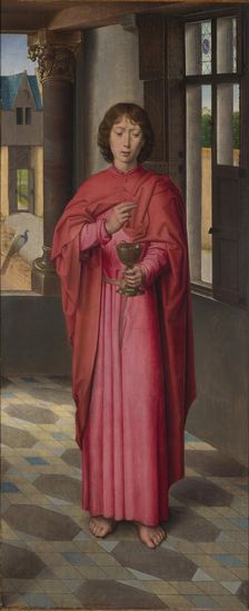 Saint John the Evangelist. The Donne Triptych, ca 1478