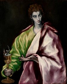 Saint John the Evangelist. Artist: El Greco, Dominico (1541-1614)